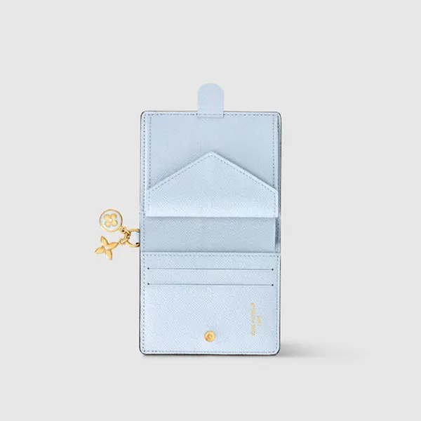 2025SS◆[N級品]ルイヴィトン コピー チャーム付き ポケットウォレット チャーム 折りたたみ財布 M14628