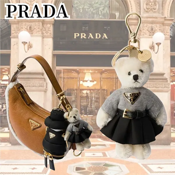 【日本未入荷】プラダ*毎日を特別に彩る*テディバッグチャーム コピー 25060504