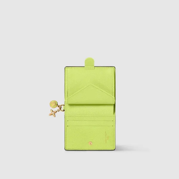 2025SS◆[N級品]ルイヴィトン コピー チャーム付き ポケットウォレット チャーム 折りたたみ財布 M14628