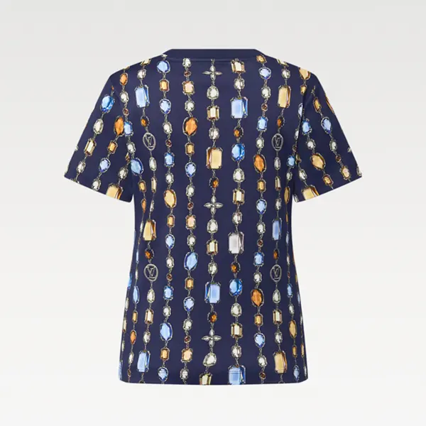 ルイヴィトン ネックレス プリントTシャツ コピー 1AI460