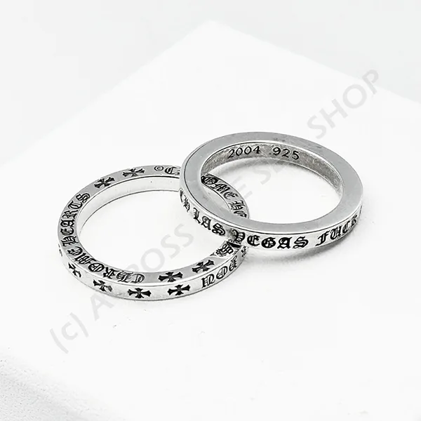[N級品]激安クロムハーツ スペーサー Las Vegas 偽物  FUCK YOU RING 3㎜ ch2571610