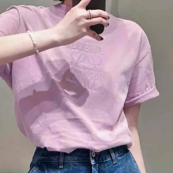 ★ロエベ★クロップド Tシャツ 偽物(コットン)2色 S359Y22X84