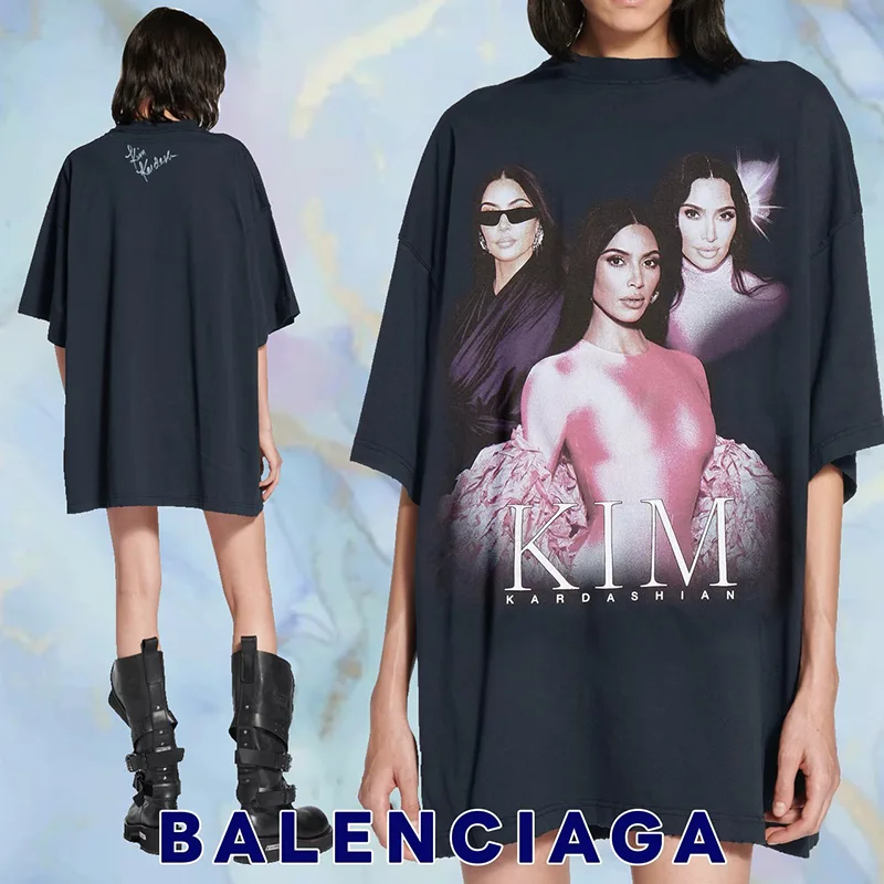 バレンシアガ n級品 Kim K オーバーサイズTシャツ ドライジャージー blsj666235