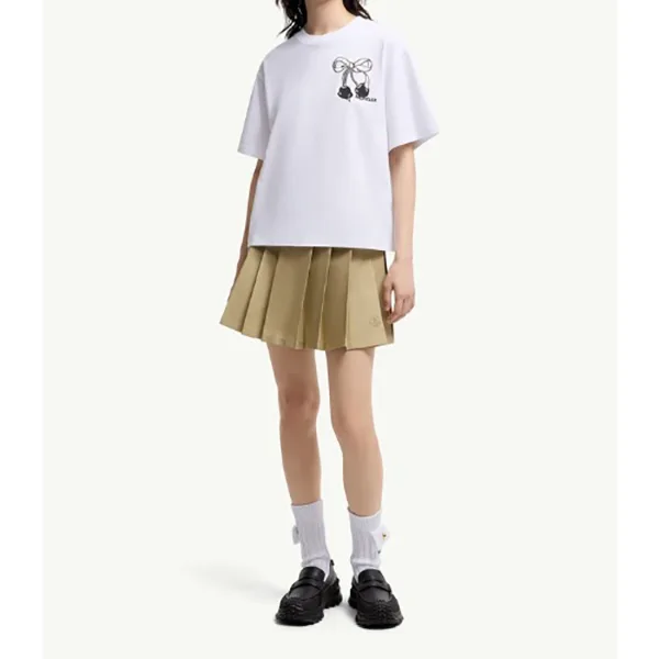 モンクレール ビーズロゴ コットン Ｔシャツ パチモン K20938C000
