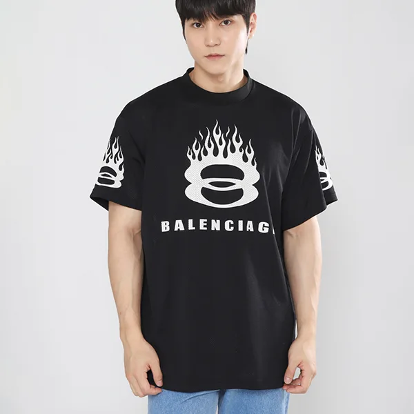 超人気[N級]☆★バレンシアガ★バーニング ユニティ オーバーサイズ Tシャツ 偽物 bl2572
