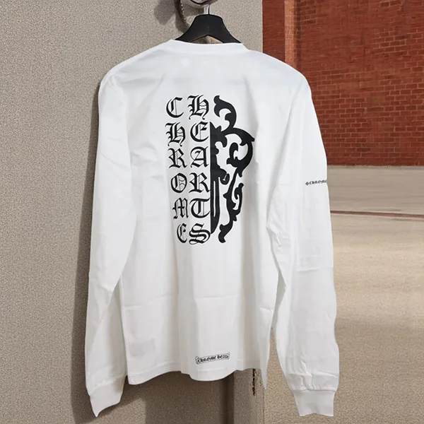 クロムハーツ★Black Sword ロングスリーブTシャツ ホワイト ch257161