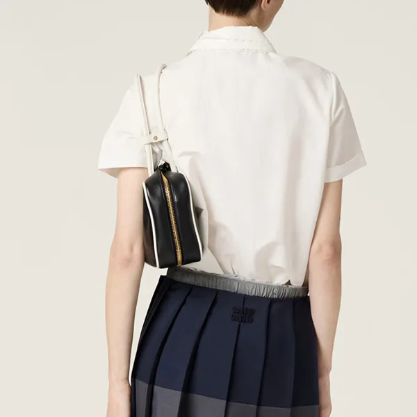 ミュウミュウ シャツ 偽物 Slubbed poplin shirt. シャツ MK1932