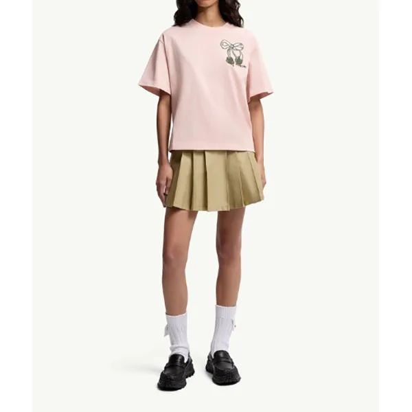 モンクレール ビーズロゴ コットン Ｔシャツ パチモン K20938C000