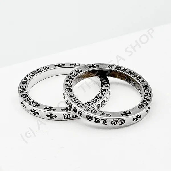 [N級品]激安クロムハーツ スペーサー Las Vegas 偽物  FUCK YOU RING 3㎜ ch2571610