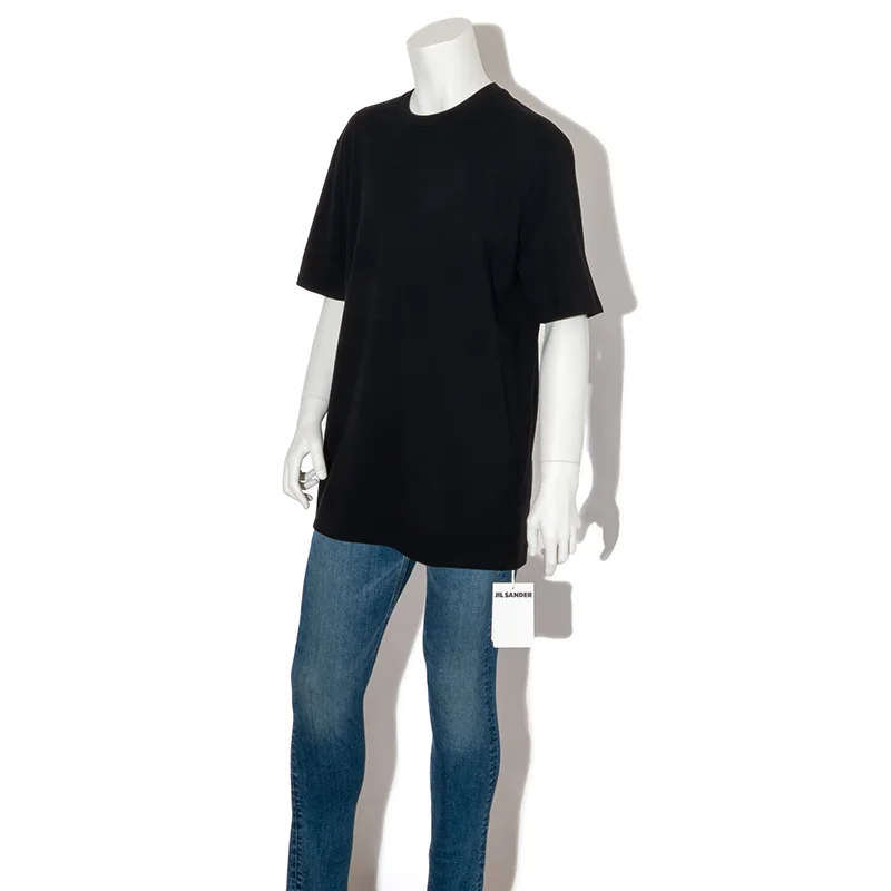 7日間返品返金保障ジルサンダー ロゴ クールネックTシャツ コピー 2色 J22GC0189J46219001