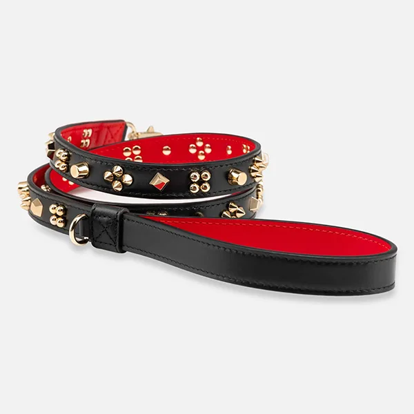ルブタン Loubicollar コピー レザー 犬用 首輪＆リード セット lo258141