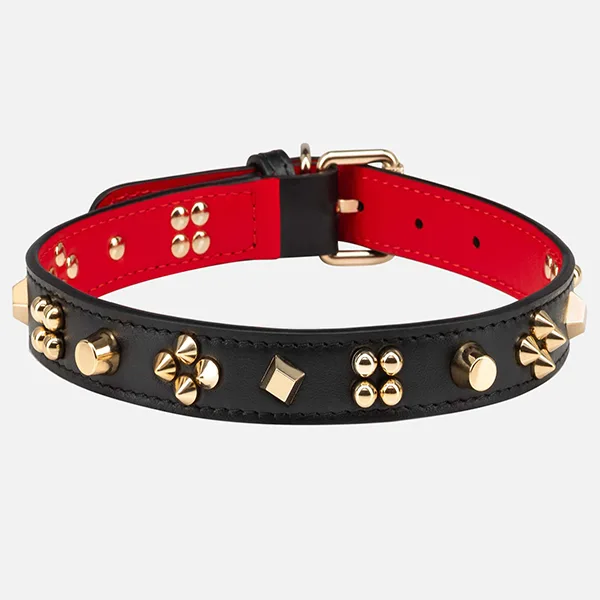ルブタン Loubicollar コピー レザー 犬用 首輪＆リード セット lo258141
