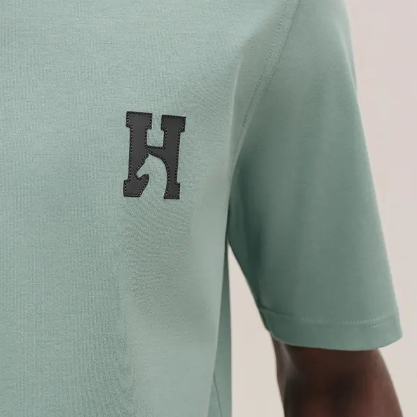 エルメス 「HCheval」ミニレザーパッチTシャツ H567810HA64LA