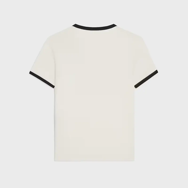 セリーヌ パロディ フロッキーロゴ入り コットンジャージ Tシャツ sl20250805