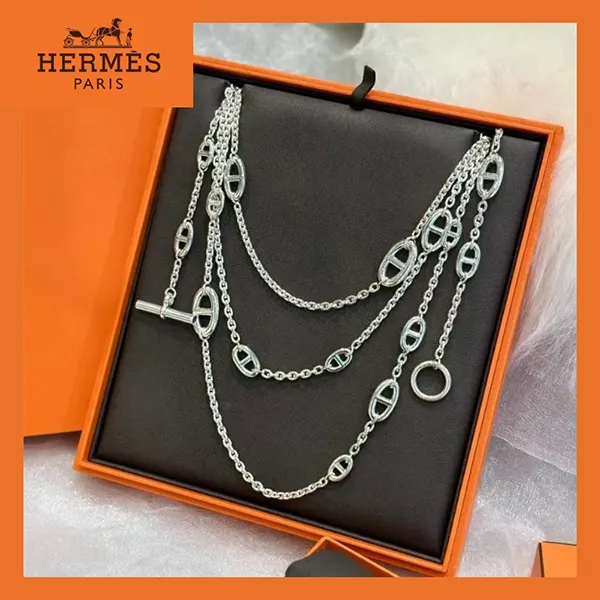 エルメス ファランドールロングネックレス 偽物 H104568B