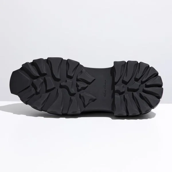 リックオウエンス コピー レザーシューズ LACEUP BOZO TRACTOR RU01E5884 LGE
