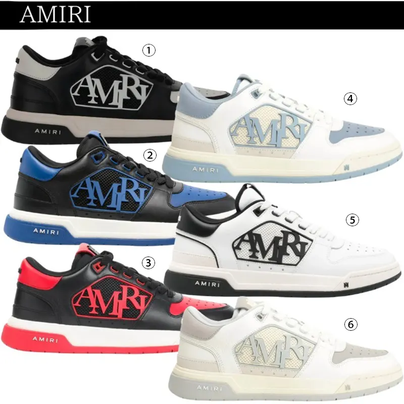 アミリ 並行輸入品 クラシックロー スニーカー 6色 am255188