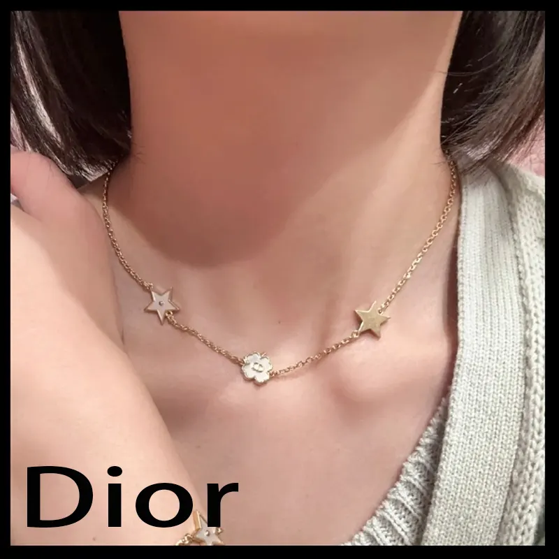 注目度抜群！ディオール メタル マザーオブパール ネックレス レプリカ da441552