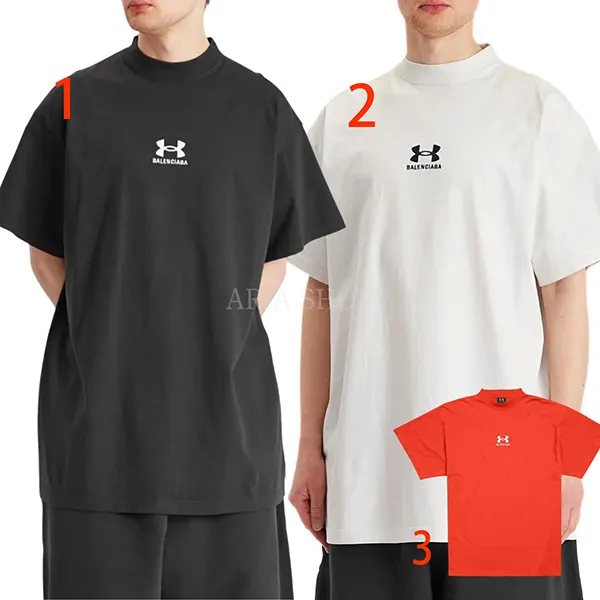 バレンシアガ アンダーアーマー オーバーサイズ Tシャツ w25081301