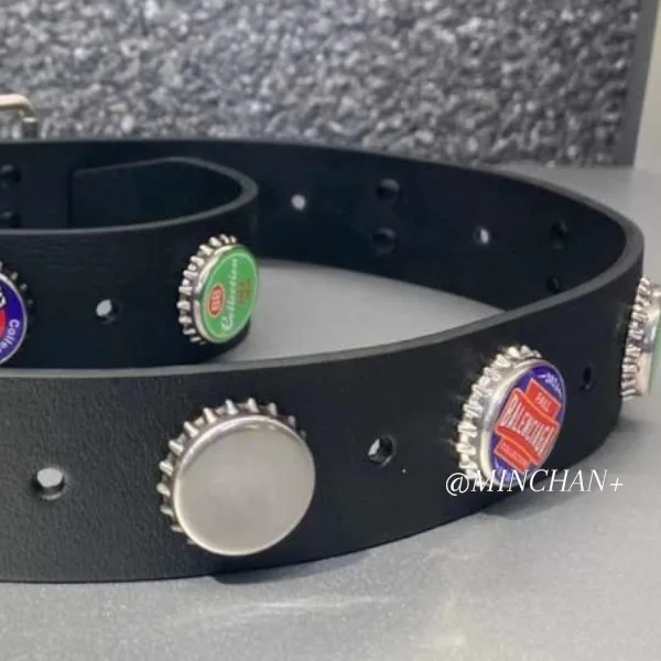 大人気定番☆[N級品]【バレンシアガ ベルト パチモン】Embellished leather belt レザー ベルト bl25945