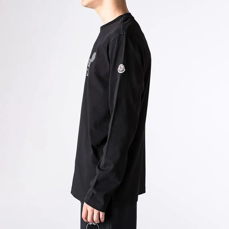 [N級品]新作限定モンクレール ロゴ ロングスリーブ 长袖 Tシャツ 並行輸入品 2色 mk21135521