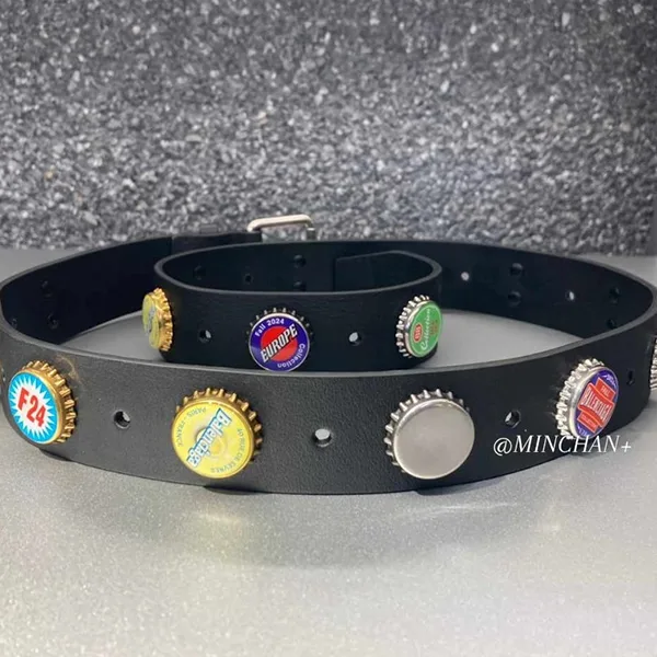 大人気定番☆[N級品]【バレンシアガ ベルト パチモン】Embellished leather belt レザー ベルト bl25945