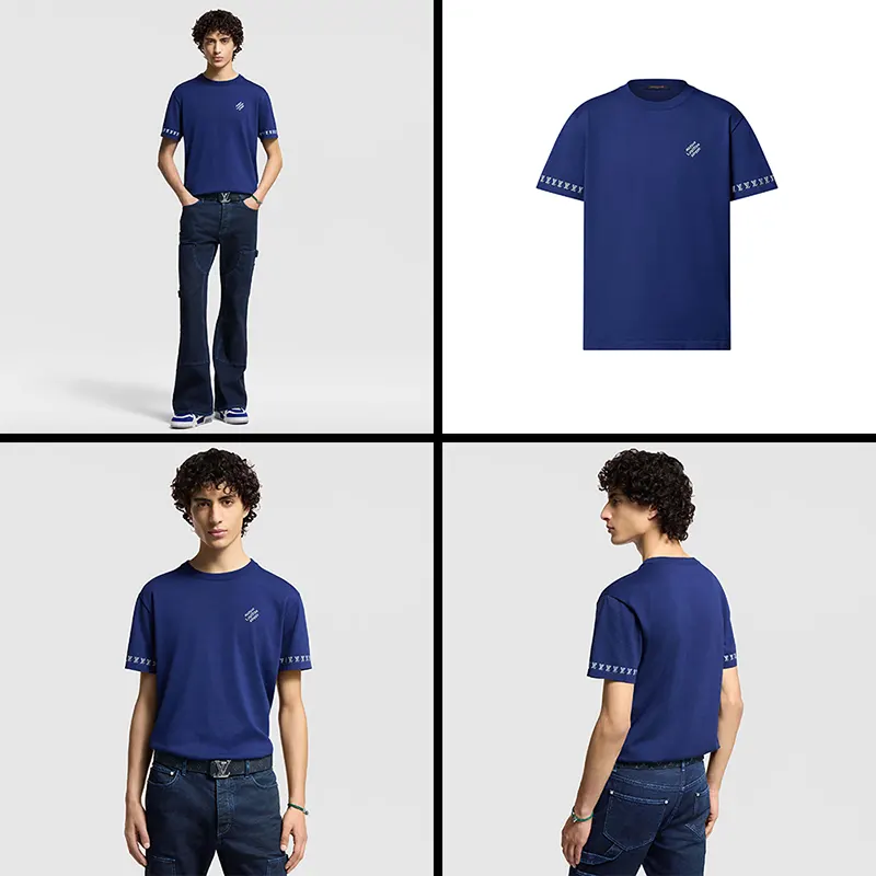 完売前に新作を先取り人気 ルイヴィトン シグネチャー コットンクルーネック コピー商品 5色 1AFQS9