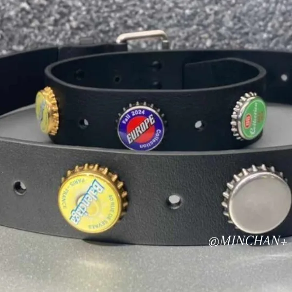 大人気定番☆[N級品]【バレンシアガ ベルト パチモン】Embellished leather belt レザー ベルト bl25945