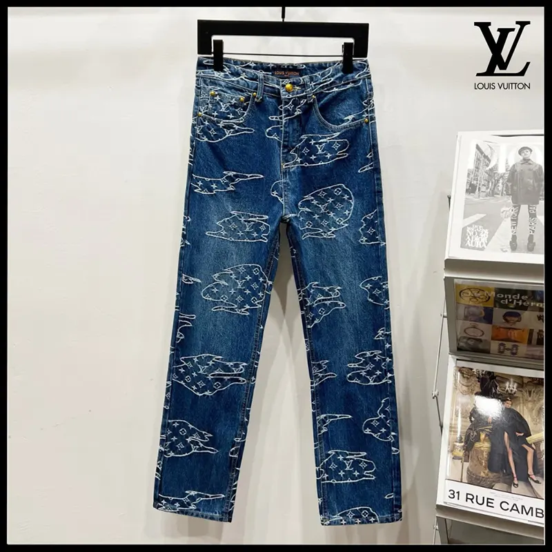 ルイヴィトン モノグラム デニム スケートパンツ 並行輸入品 1AILUU