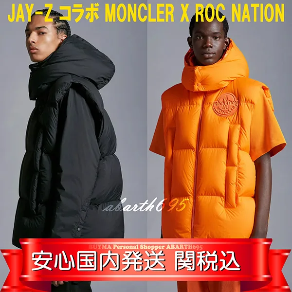 注目コラボ★モンクレール X ROC NATION BY JAY-Z APUS ジレ 25913