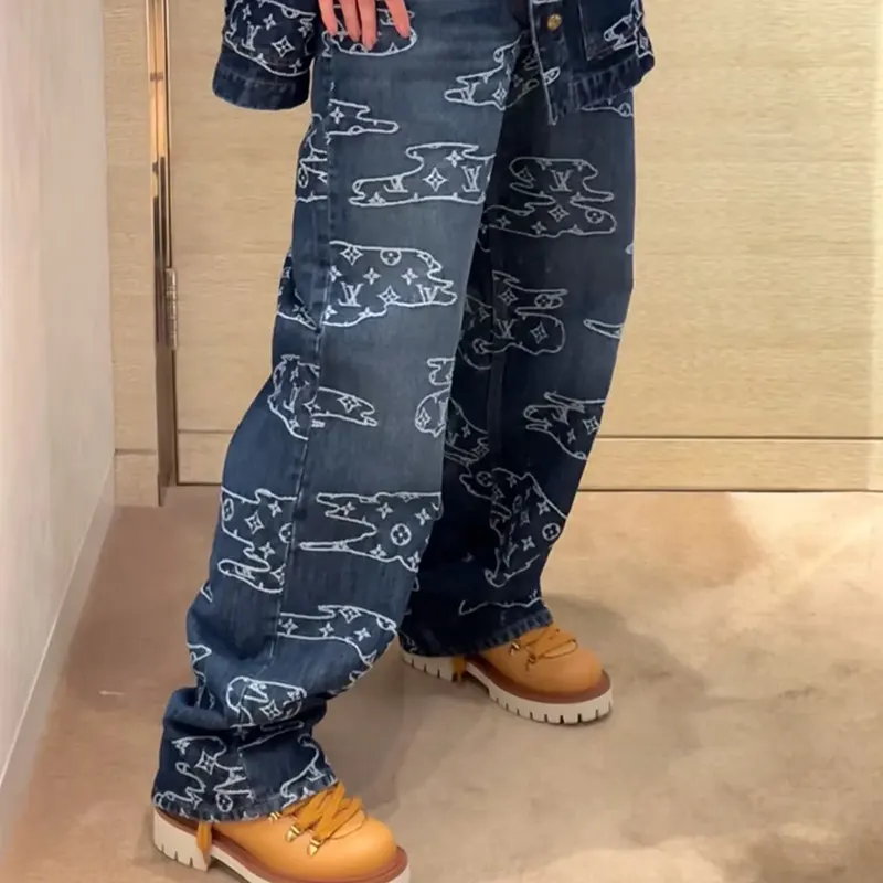 ルイヴィトン モノグラム デニム スケートパンツ 並行輸入品 1AILUU
