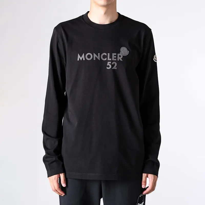 [N級品]新作限定モンクレール ロゴ ロングスリーブ 长袖 Tシャツ 並行輸入品 2色 mk21135521