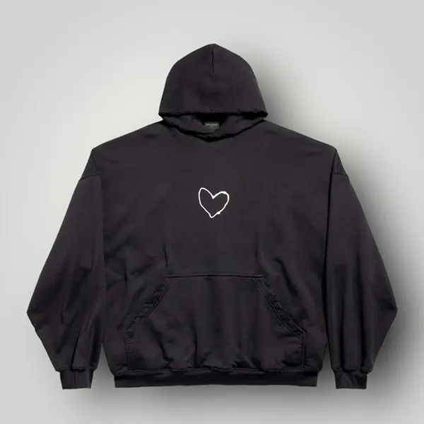 バレンシアガ Lovey Hoodie Oversized コットン パーカー 739024TQVV99034