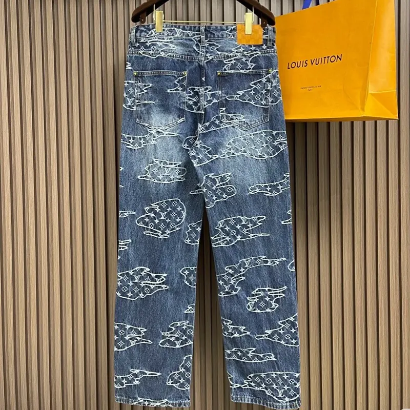 ルイヴィトン モノグラム デニム スケートパンツ 並行輸入品 1AILUU