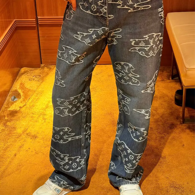 ルイヴィトン モノグラム デニム スケートパンツ 並行輸入品 1AILUU