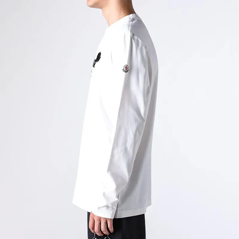 [N級品]新作限定モンクレール ロゴ ロングスリーブ 长袖 Tシャツ 並行輸入品 2色 mk21135521