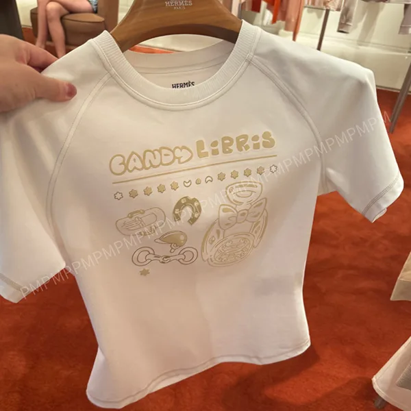 人気急上昇[N級]★大人可愛い★【エルメス】キャンディリブリス Tシャツ 偽物 h259252