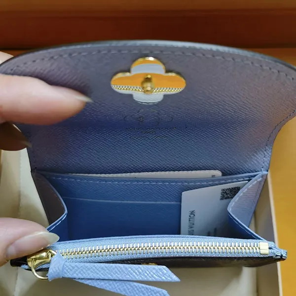 【ホリデー限定！】ルイヴィトン コピー★ポルトモネ・ロザリ ミニ財布 折りたたみ財布 M15323
