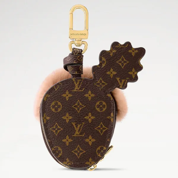 2025SS◆[N級品]【小物収納可能】ルイヴィトン コピー ドングリ ポーチチャーム バッグチャーム･LV エイコーン ポーチ M03277