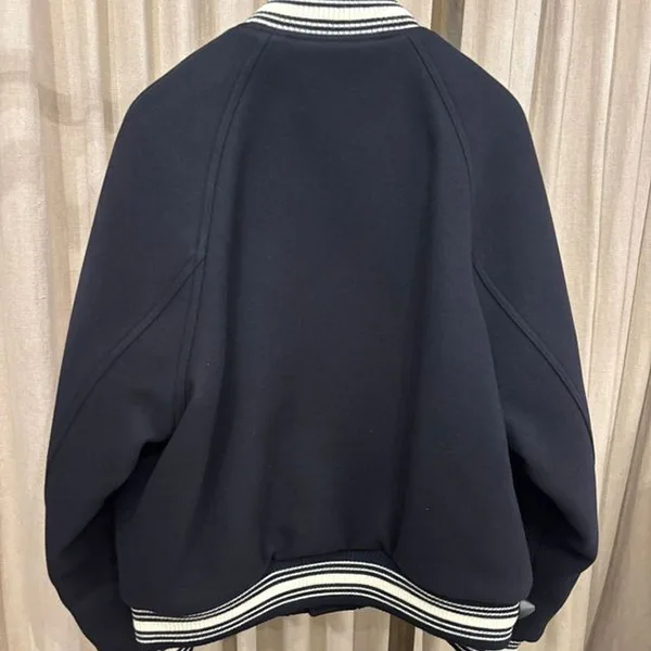 日本未入荷 ロゴが可愛い◆セリーヌ ブルゾン トリオンフ ネイビー RV0X4814E