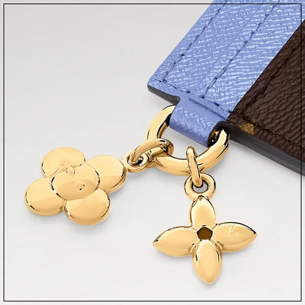 《限定！遊び心あるイラスト☆》ルイヴィトン カードケース コピー ポルト カルト･LV チャーム M15324
