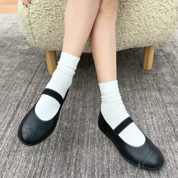 シャネル N級品 メリージェーン パンプス ココマーク G46200
