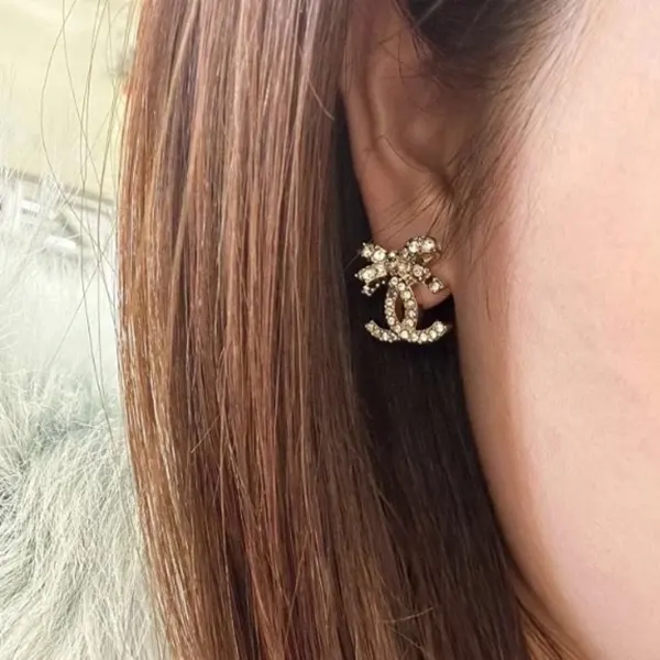 シャネル リボン＆CCロゴ ピアス ABA922 B10960 NO010
