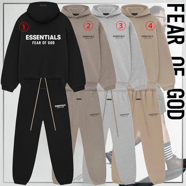 大人のセットアップ★フィアオブゴッド コピー Essentials パーカー＋パンツ c25103114