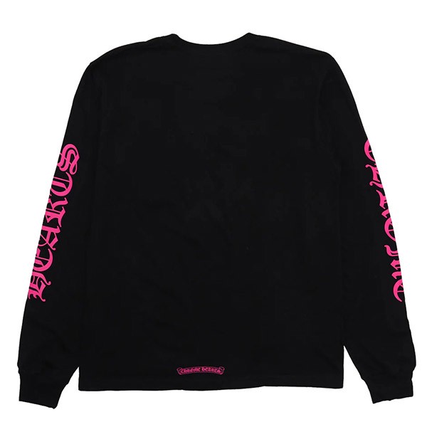 [N級品]速達発送クロムハーツ コピー★ネックロゴ 長袖 ポケット付き Tシャツ ロンT c1511803