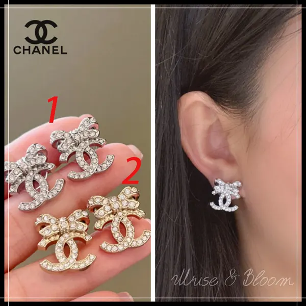 シャネル リボン＆CCロゴ ピアス ABA922 B10960 NO010