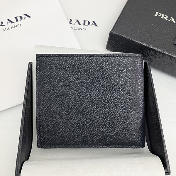 【プラダ】大人気！ Bifold Wallet 二つ折り財布 コピー Triangle Logo 2MO738_2CB2