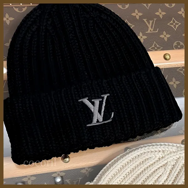 ルイヴィトン ビーニー オンリー LV ウール ロゴ M77277 M90799