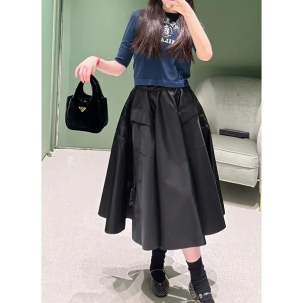 プラダ◆カシミア インターシャロゴ付 Tシャツ 半袖 サマーニット pd2510302