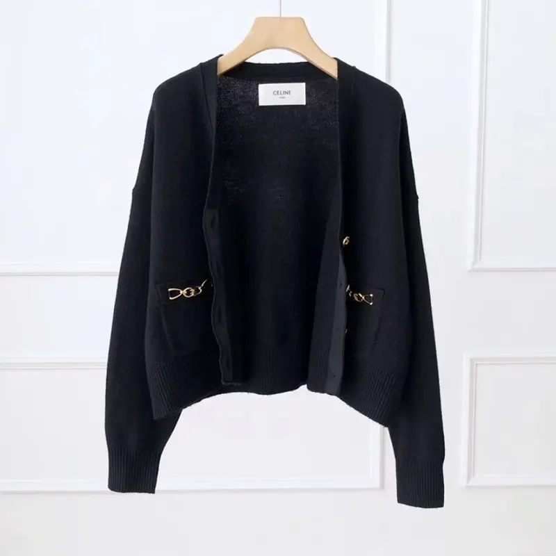 セリーヌ ヘリテージ カーディガン カシミヤ 2色 sl222155